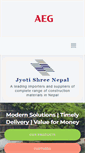 Mobile Screenshot of jyotishreenepal.com